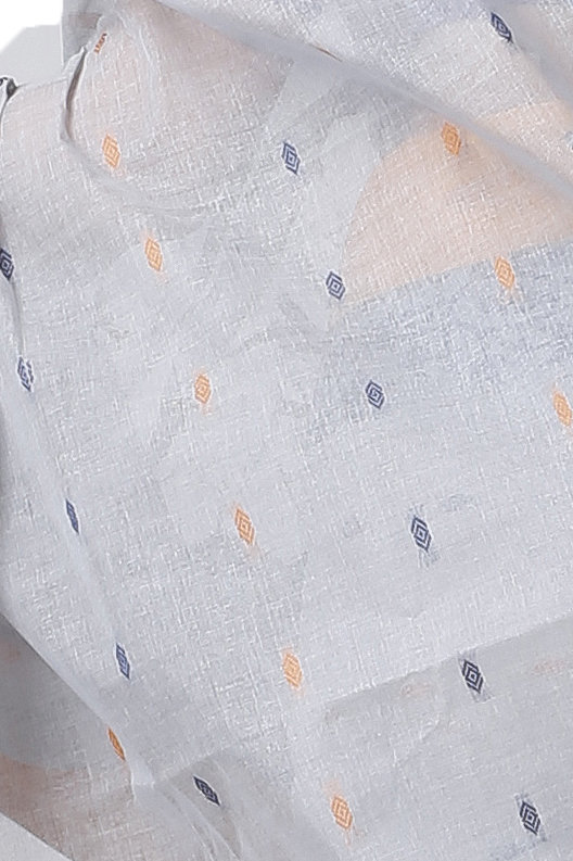 Grey Pure Cotton Apurva Tant Saree (1063)